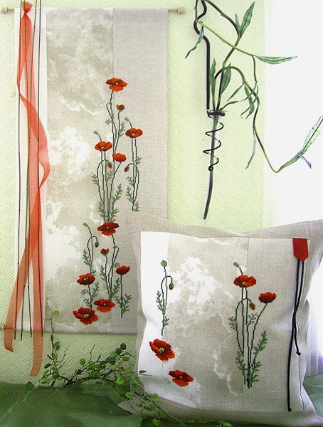 Leuchtender Mohn
