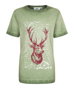 ISAR TRACHTEN Kinder T-Shirt olivgrün