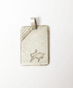 Sternzeichen Stier Anhänger Vintage Second Hand Silber 925er
