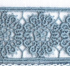Spitze rauchblau