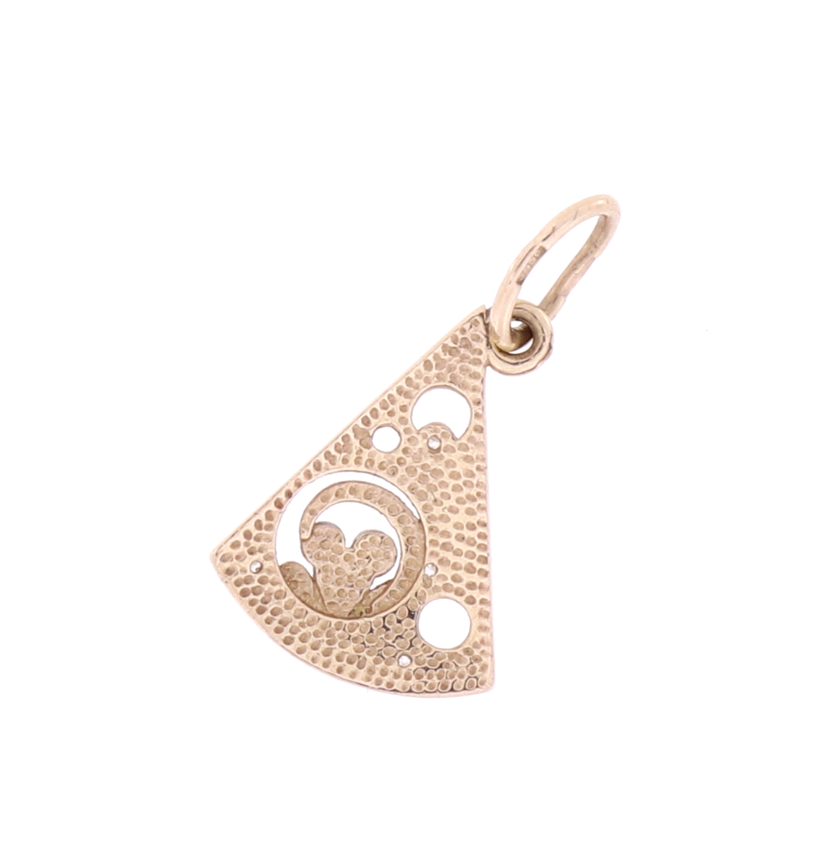 Goldanhänger mit Diamanten? Maus 585er Rotgold 15×11 mm Gold Anhänger - Image 4
